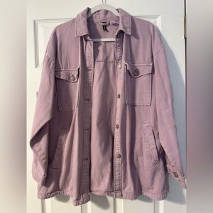 H&M purple jacket
